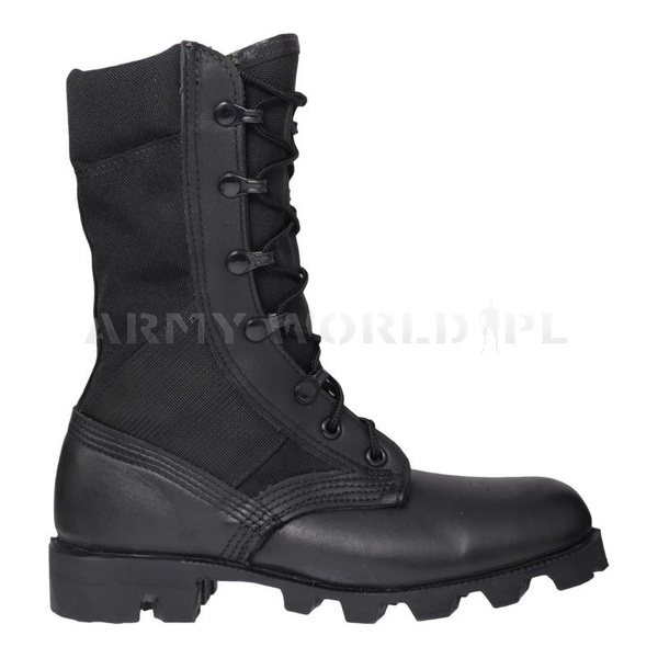 US ARMY Boots Spike Protective Jungle Altama / Wellco Black Original New - Set Of 10 Pairs