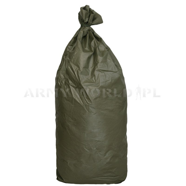 Worek Arktis Gumowy Wojskowy Olive 130 x 45 cm Oryginał Demobil DB 