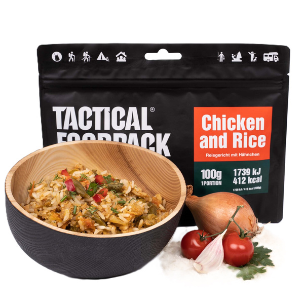 Liofilizowany Kurczak Z Ryżem 100g Tactical Foodpack