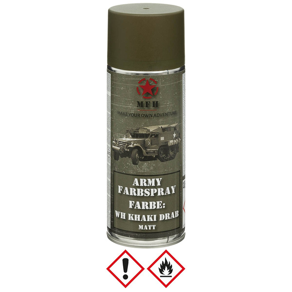 Farba Maskująca / Spray Do Broni 400 ml MFH Mat WH Khaki Drap (27375P)
