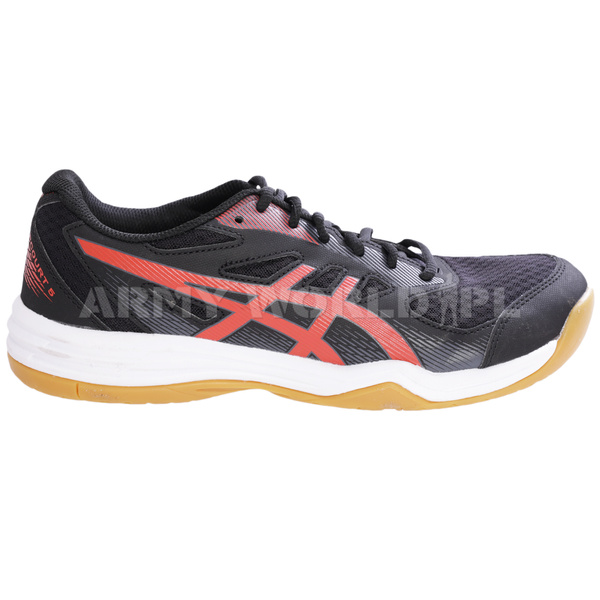 Buty Sportowe ASICS  UPCOURT 5 1071A086 Czarno / Czerwone Nowe