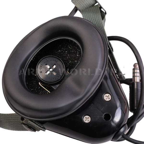 Ochronniki Słuchu / Słuchawki Lotnicze Wojskowe David Clark Czarne Oryginał Demobil BDB