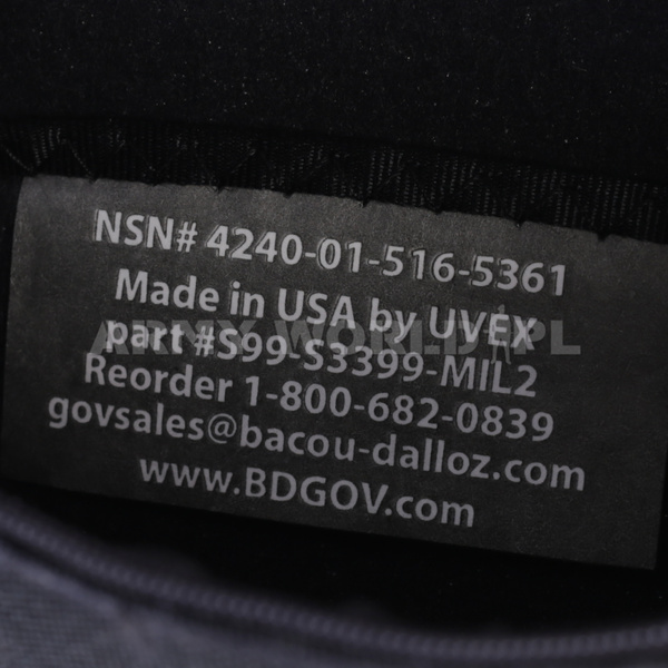 Okulary Taktyczne US Army UVEX XC Military Eyewear Protection Kit 2 Szybki Oryginał Demobil DB