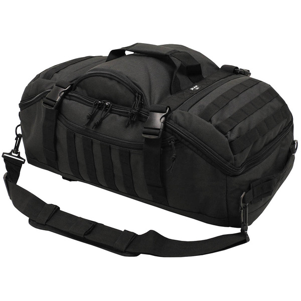 Torba Podróżna / Plecak Duffel Bag Travel MFH Czarny (30655A)