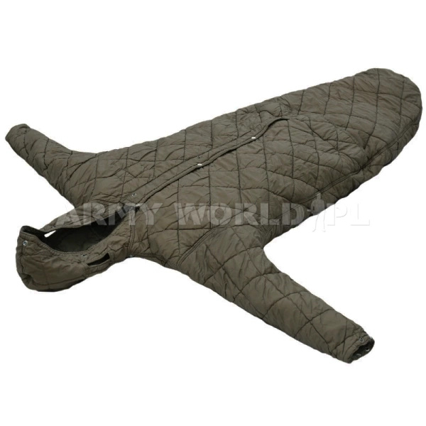 Śpiwór BW Z Rękawami + Pokrowiec Podgumowany MFH Olive Powystawowy