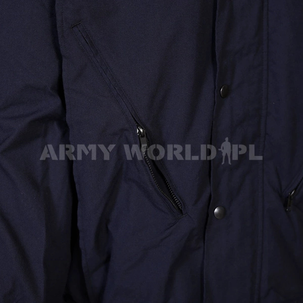 Kurtka Robocza Holenderska Wahler Kermel Granatowa Oryginał Demobil BDB