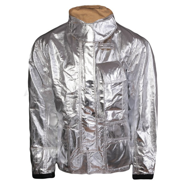 Fireighter Proximity Aluminized Jacket With DRD Straps Globe GXCEL US Army Silver Genuine Surplus New