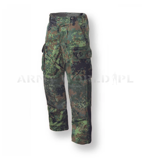 Spodnie KSK Smock Combat Pants Bundeswehr Oddziałów Specjalnych Leo Köhler Flecktarn Oryginał Nowe