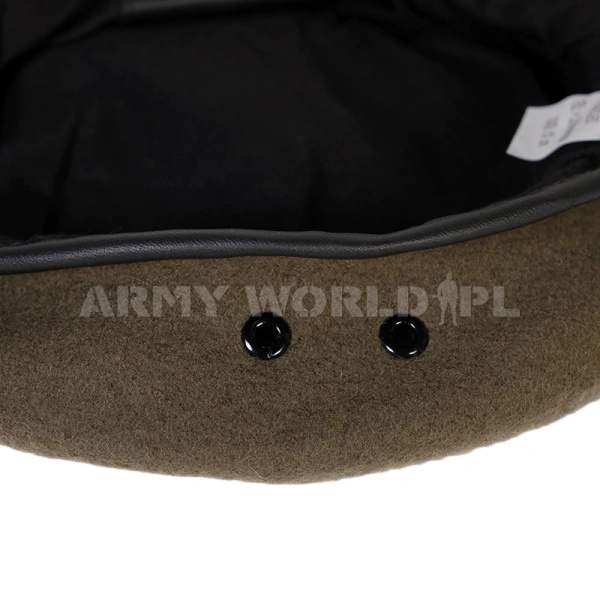 Beret Harcerski  Wojskowy Wełniany Francuski Brązowy Oryginał Nowy