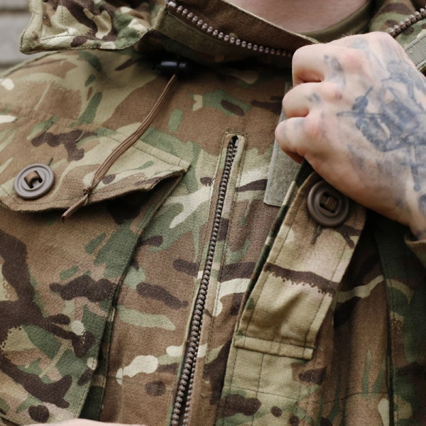 Kurtka Parka Wojskowa Brytyjska SMOCK FR Windproof  MTP Oryginał Demobil BDB