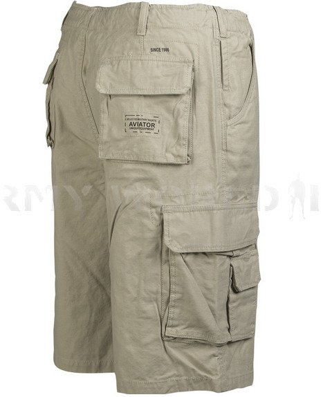 Bermuda Shorts Aviator Mil-tec Shorts Beige