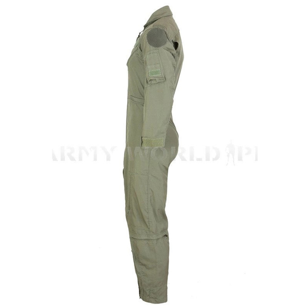 Kombinezon Pilota Wojskowy Trudnopalny Nomex US ARMY CWU-27/P Olive Oryginał  Demobil BDB