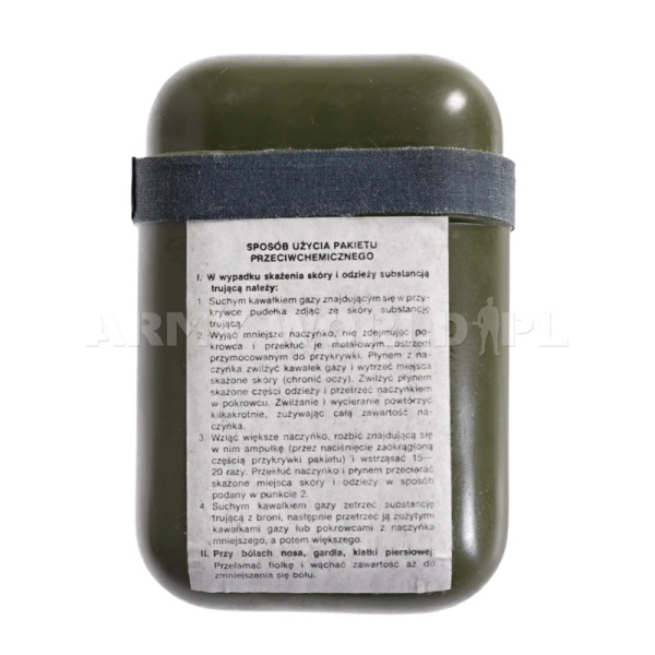 Indywidualny Pakiet Przeciwchemiczny IPP Wojska Polskiego Oryginał Nowy