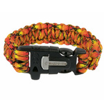 Paracord Bracelet With A Firestarter And A Whistle Bushmen Fire New