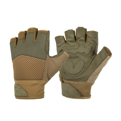 Tactical Gloves Half Finger HFG MK2 Helikon-Tex Olive / Coyote (RK-HF2-NE-0211A)