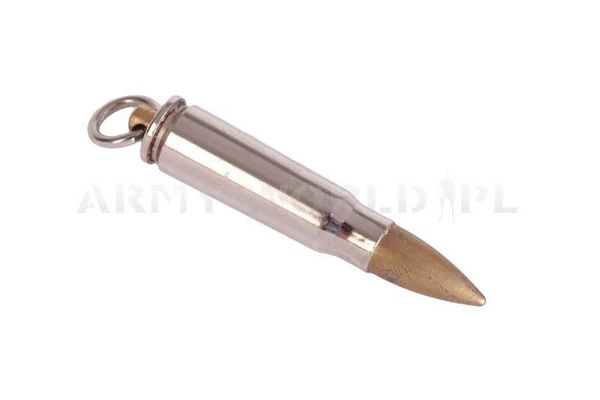 Military Bullet Pendant Kalasnikov 7,62 x 39 Nickel Original