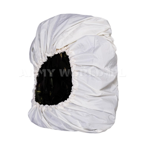 Pokrowiec Na Plecak Wojskowy Austriacki 80 - 120 Litrów Biały Oryginał Demobil BDB