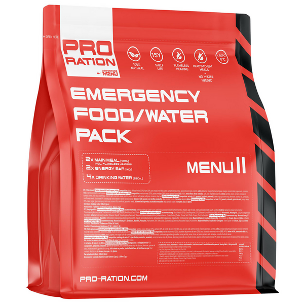  Racja Żywnościowa Pro Ration Emergency Food/Water Pack - Menu II