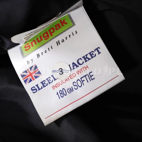 Kurtka Wojskowa Softie Snugpak Sleeka Czarna Oryginał Demobil BDB