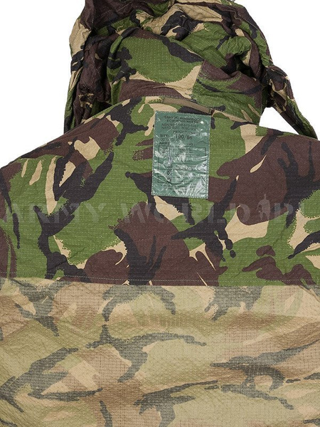 Kurtka Parka Wojskowa Brytyjska SMOCK Windproof ECW DPM Woodland Oryginał Demobil BDB