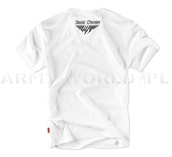 T-shirt Nordic Division Doberman's Aggressive Biały