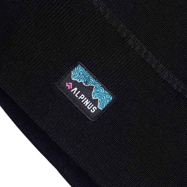 Czapka Wełniana Merino Bleik Alpinus Czarna (TT35207)