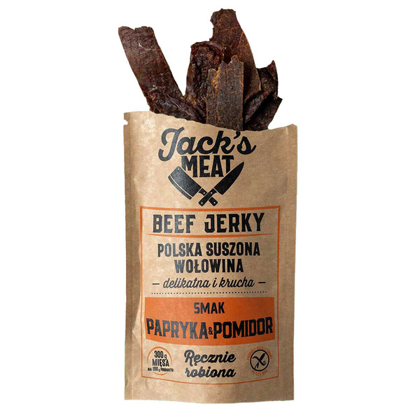 Wołowina Suszona Beef Jerky Jack's Meat Papryka & Pomidor 30 g