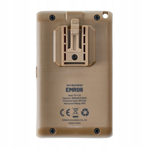 Bezprzewodowy Odstraszacz Na Komary EMR06 Nitecore Piaskowy (NC-EMR06)