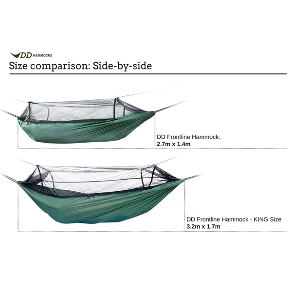 Hamak Frontline KING Size DD Hammocks Olive Green