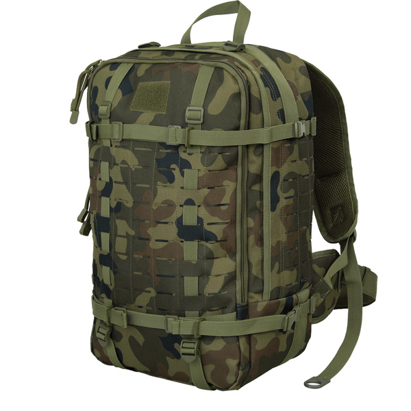 Plecak Taktyczny Wojskowy DEFENDER LASER CUT 45 Litrów Dominator PL Camo