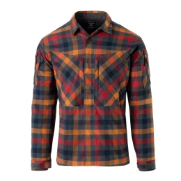 Koszula Taktyczna MBDU Flannel® Długi Rękaw Helikon-Tex Dark Autumn Checkered (KO-MBD-NS-2O)