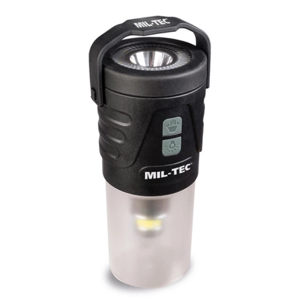 Latarka Recharge 410 lm Mil-Tec Czarna (15196500)
