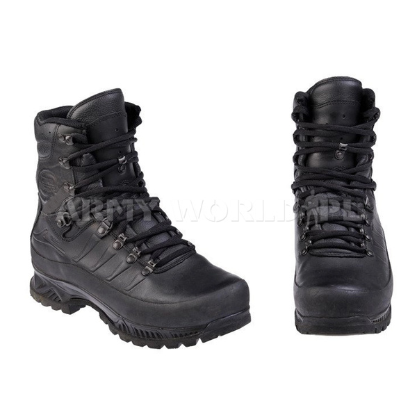 Shoes Meindl MFS System Gore-tex Model 3705-01 Black Military Surplus Used Good Condition