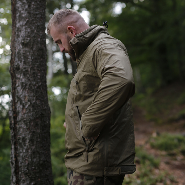 Kangurka Brytyjska Kurtka Softshell Lightweight Thermal PCS Olive Demobil DB