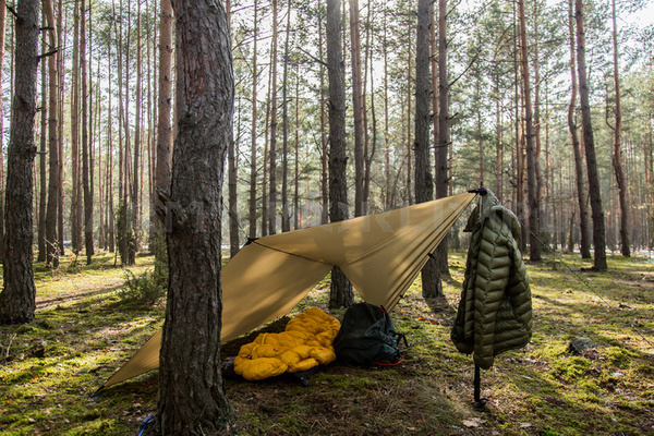 Tarp / Tarponamiot Solo 2,6 x 2,6 m Lesovik Kangaroo