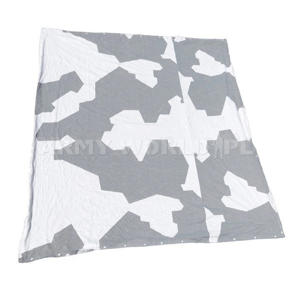 Tarpaulin Saab Barracuda Winter Arctic Camouflage Screen 3 x 2 m Genuine Military Surplus Used