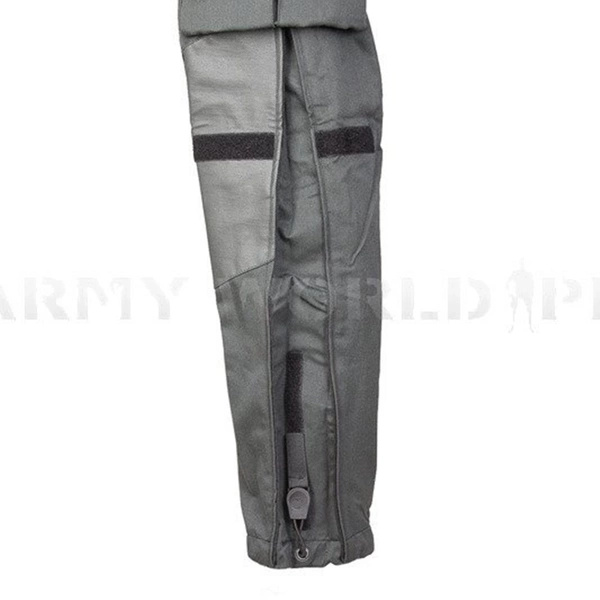 Men's Military Protective Flame-Resistant Trousers Bundeswehr ESA Grey Original Used 