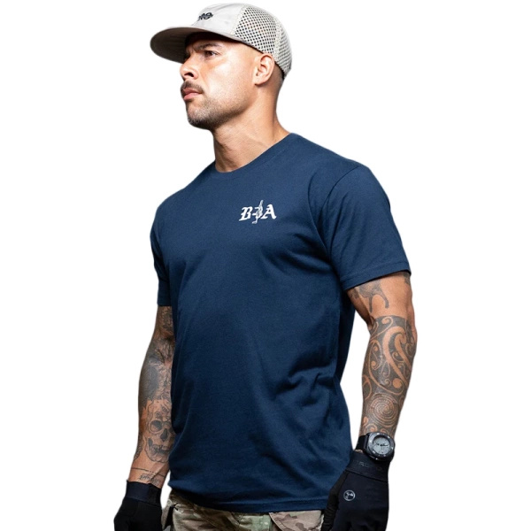 T-Shirt Hard Times Brothers In Arms Navy