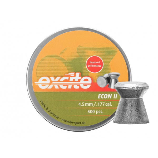 Śrut Excite Econ Glatt II H&N 4,5 mm .177 500 szt.