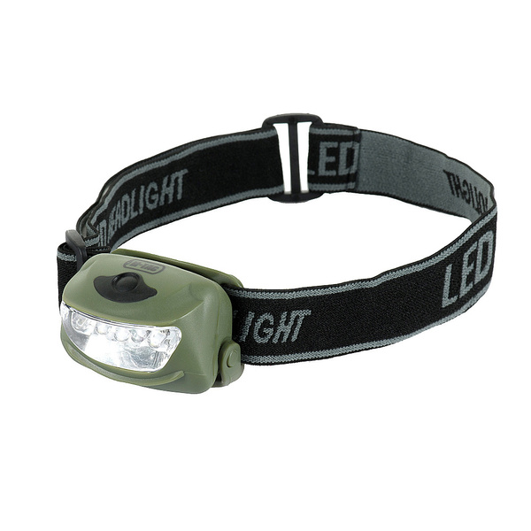 Latarka Czołowa 4+1 LED M-Tac Olive (60067001)