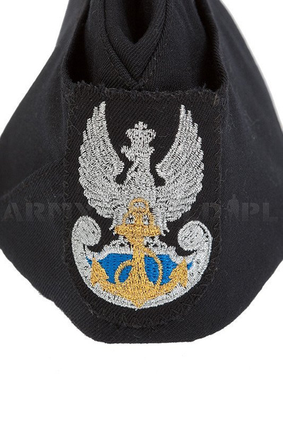 Furażerka Marynarki Wojennej Wojska Polskiego Z Orłem 409/ MON Oryginał Nowa 