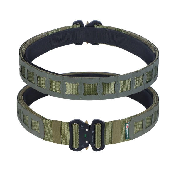 Pas Taktyczny JB-07 MOLLE Laser Cut Z Pasem Wewnętrznym JB Tacticals Zielony