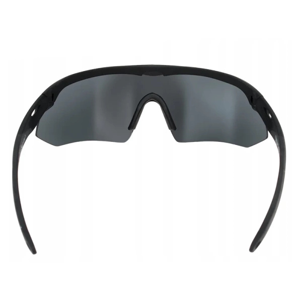 Okulary Taktyczne SwissEye NIGHTHAWK Czarne 3 Wizjery 