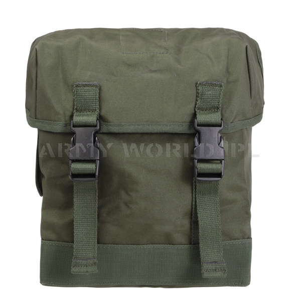 Bag / Gas Mask Cover Without Strap Olive Dutch Military Orignal New