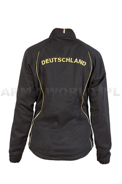 Women's Training Sweatshirt German National Team Black Original New