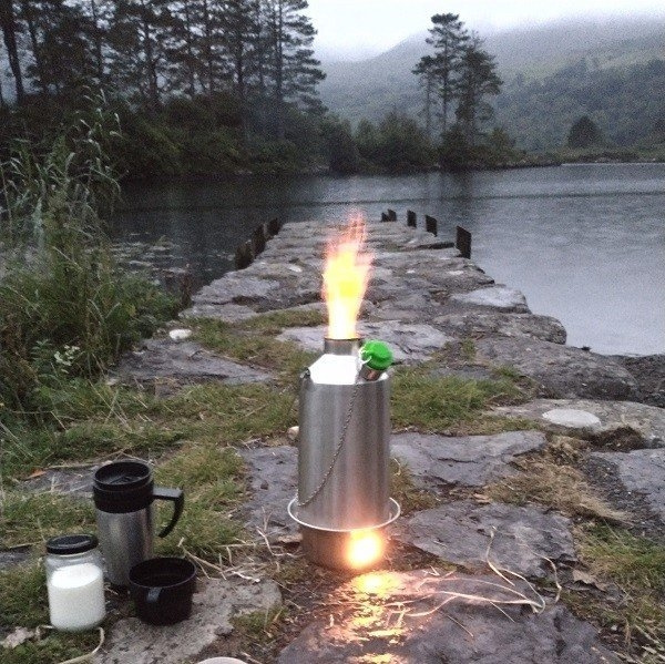 Zestaw Kuchenka + Akcesoria Ultimate Base Camp Kit Stal Nierdzewna 1,6 l Kelly Kettle (ULT-BASE)