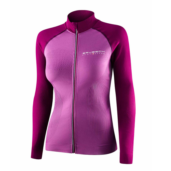 Bluza Termoaktywna Damska Athletic Brubeck Wrzosowo / Śliwkowa (LS1352W)