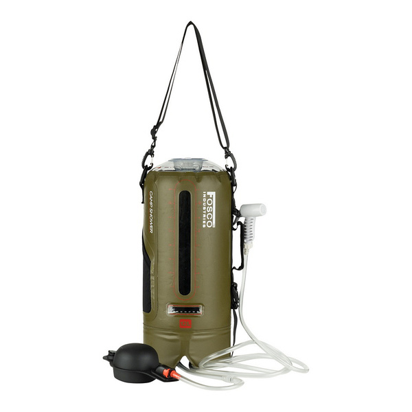 Prysznic Outdoor Camp Shower 12L Z Pompką Fosco Industries Olive (319451)