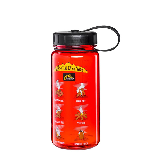 Butelka TRITAN BOTTLE Wide Mouth Campfires (550 ml) Helikon-Tex Czerwona (HY-WC5-TT-2501A)