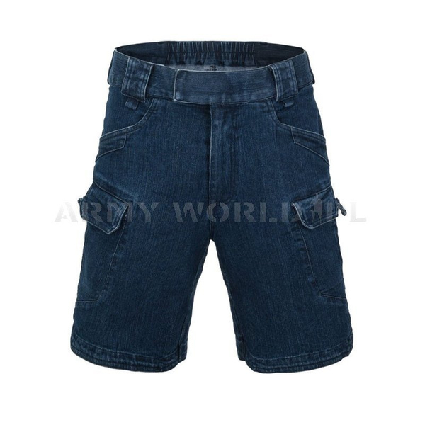 Bermudy / Krótkie Spodnie Urban Tactical Shorts UTS Helikon-Tex Denim Stretch - Marine Blue 8.5" (SP-UTS-DS-97)